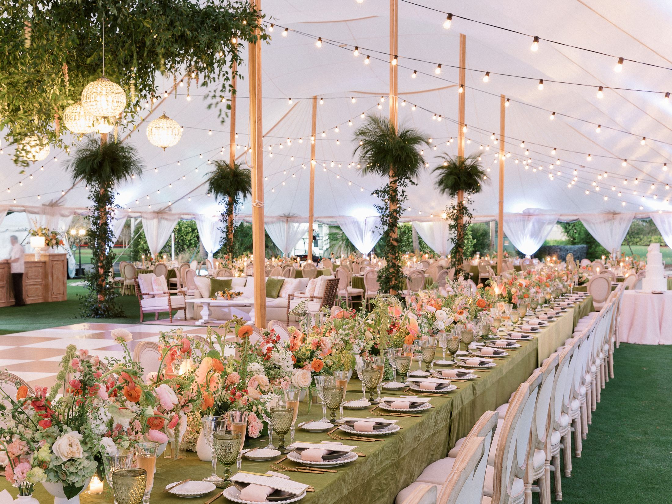 Palacios Events setup at Longboat Key Club