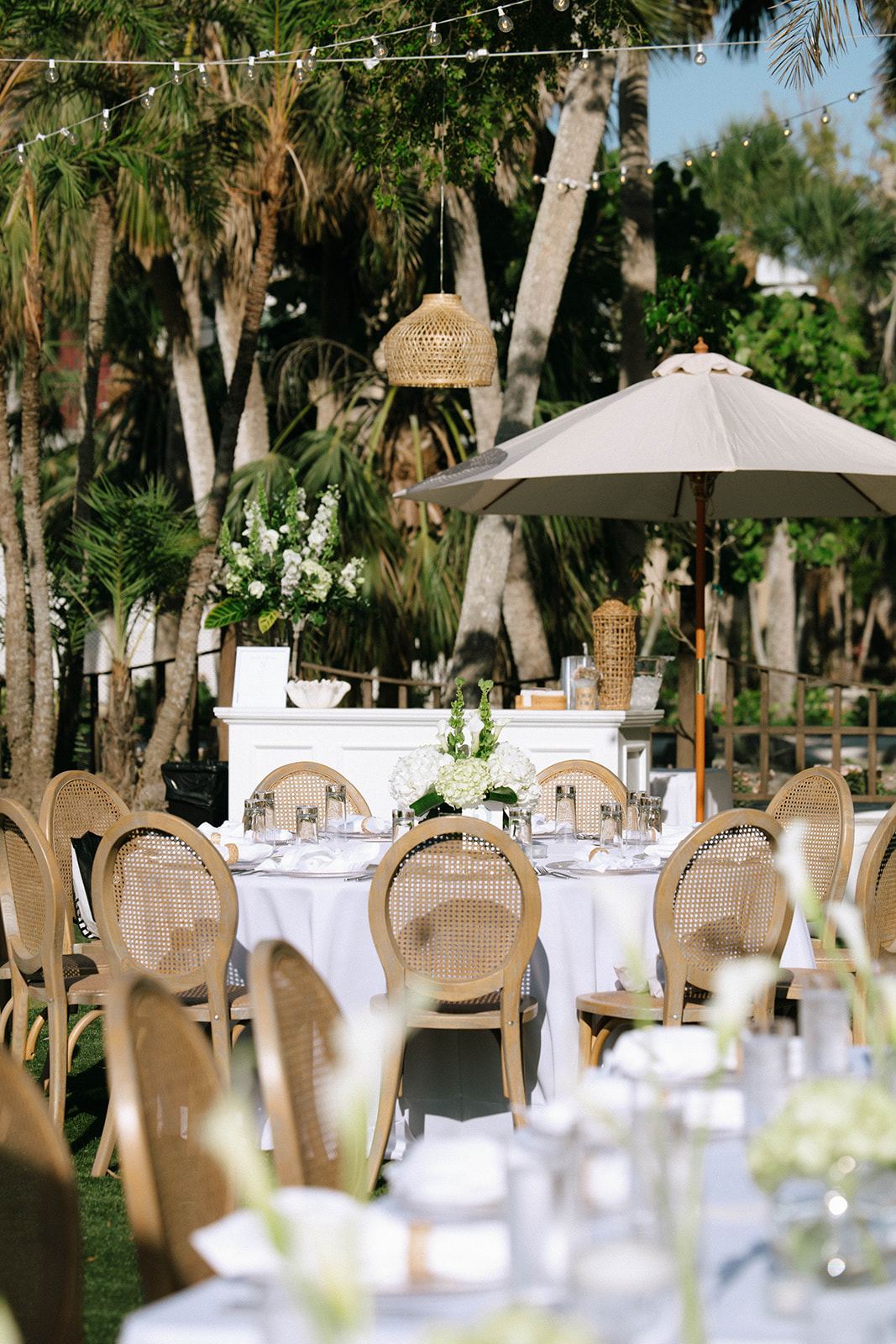 Palacios Events setup at Private Residence
