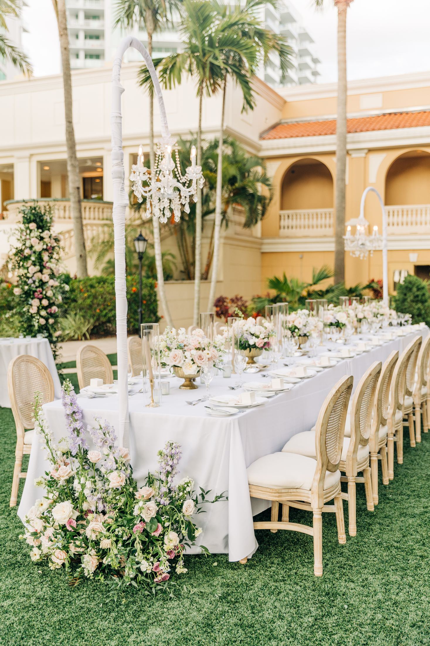 Palacios Events setup at Ritz Carlton