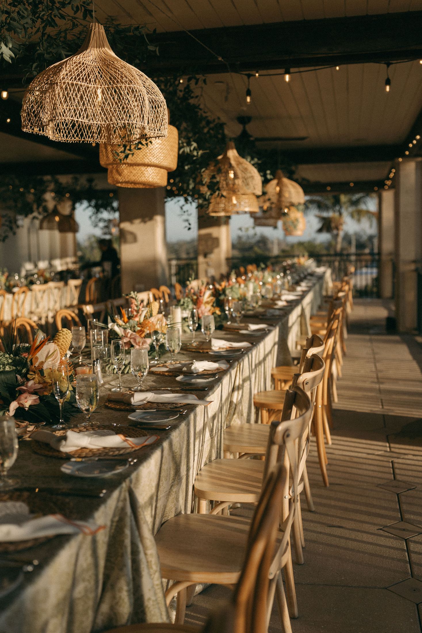 Palacios Events setup at Ritz Carlton