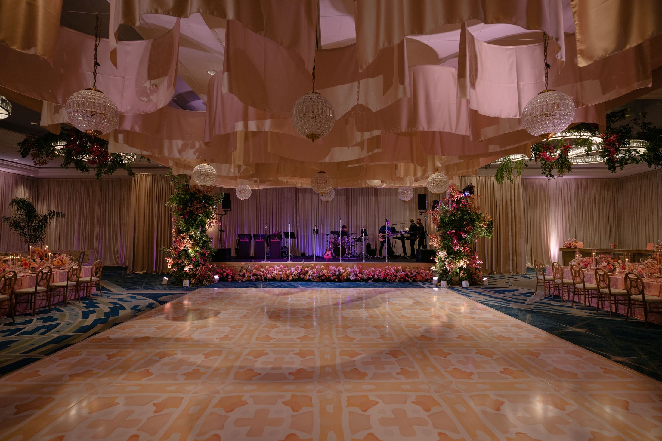 Palacios Events setup at Ritz Carlton