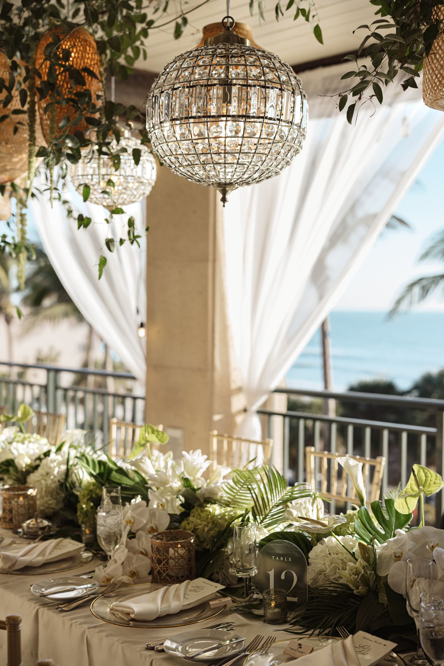 Palacios Events setup at Ritz Carlton