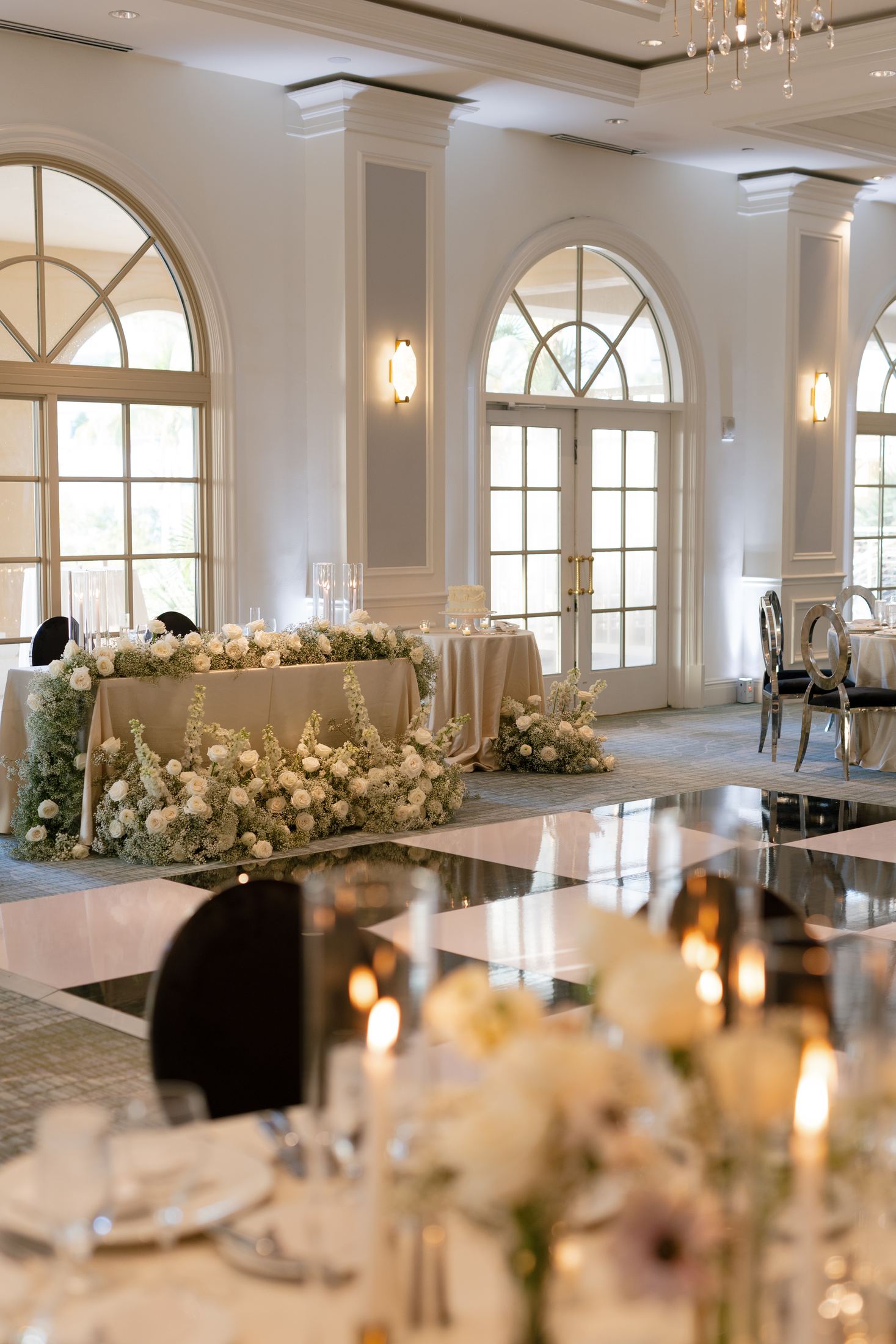 Palacios Events setup at Ritz Carlton
