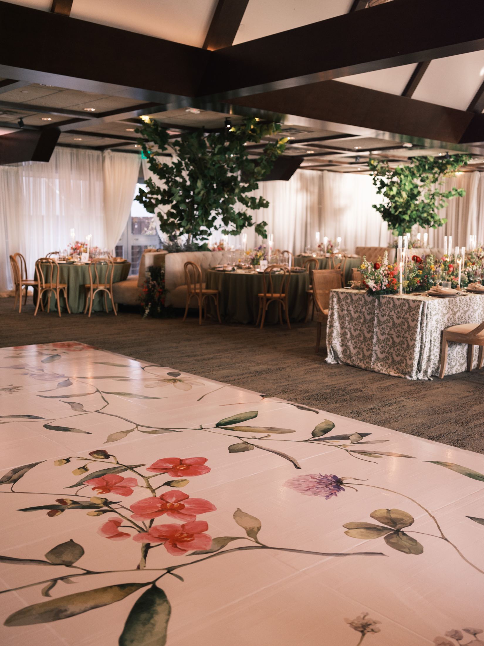 Palacios Events setup at Selby